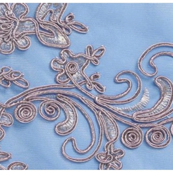 JS Collection Mallory Soutache Evening Column Gown NWOT - Picture 8 of 12